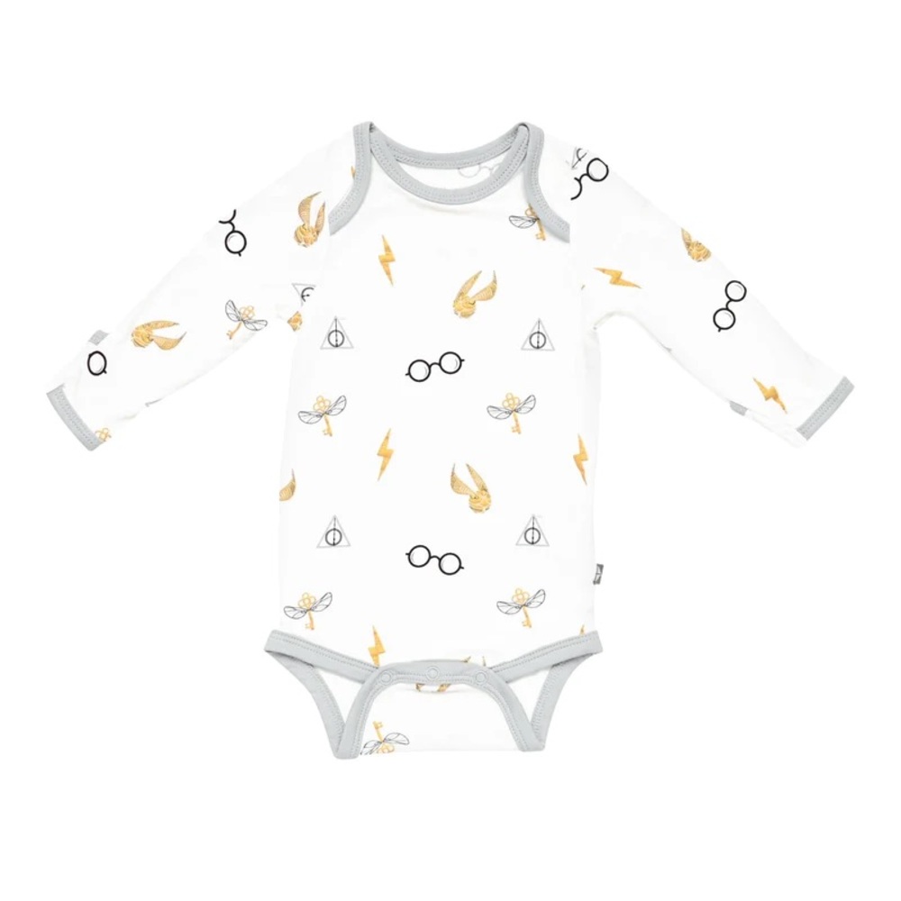 Kyte Baby - 12-18 months , Long Sleeve Bodysuit in Icon - Harry Potter